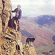 Jim and Ben scrambling above Buttermere